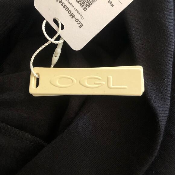 OGLmove NWT Women's Mid Thermal Surplice Tuckable Long Sleeve Top Black Small - Picture 8 of 9